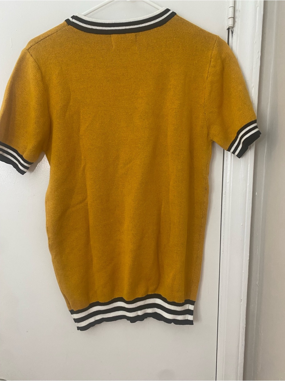 OXKNIT Knit T-Shirts Retro Cat Pattern Short Sleeve - Picture 7 of 8
